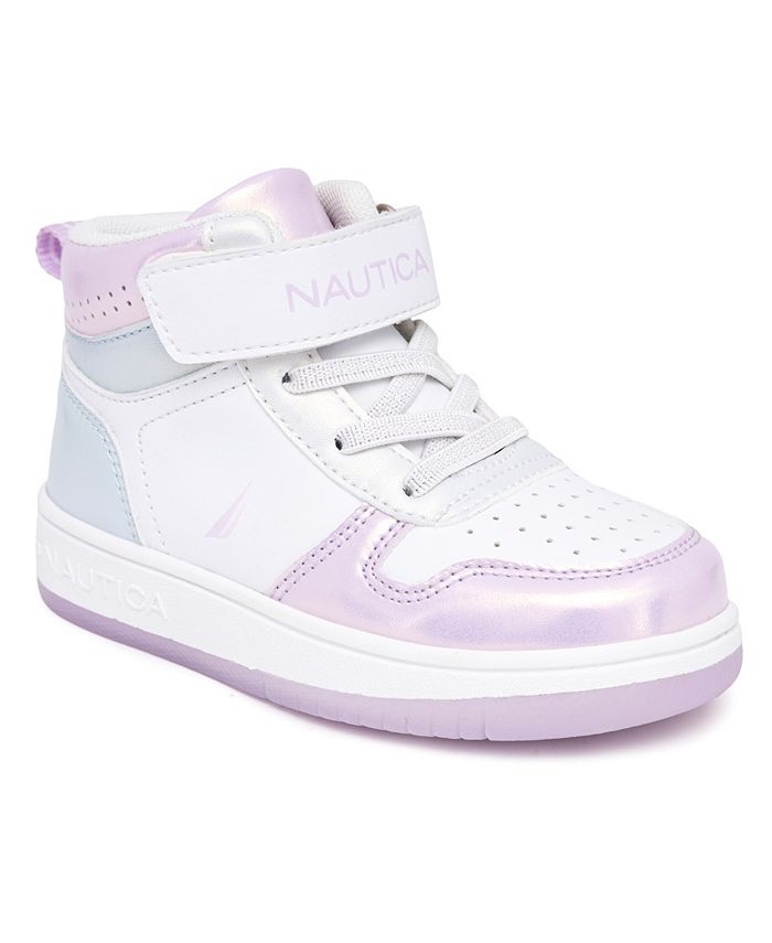 Nautica Little Girls Kappil Sneakers - Rose Gold, Size 1 Youth - View #5