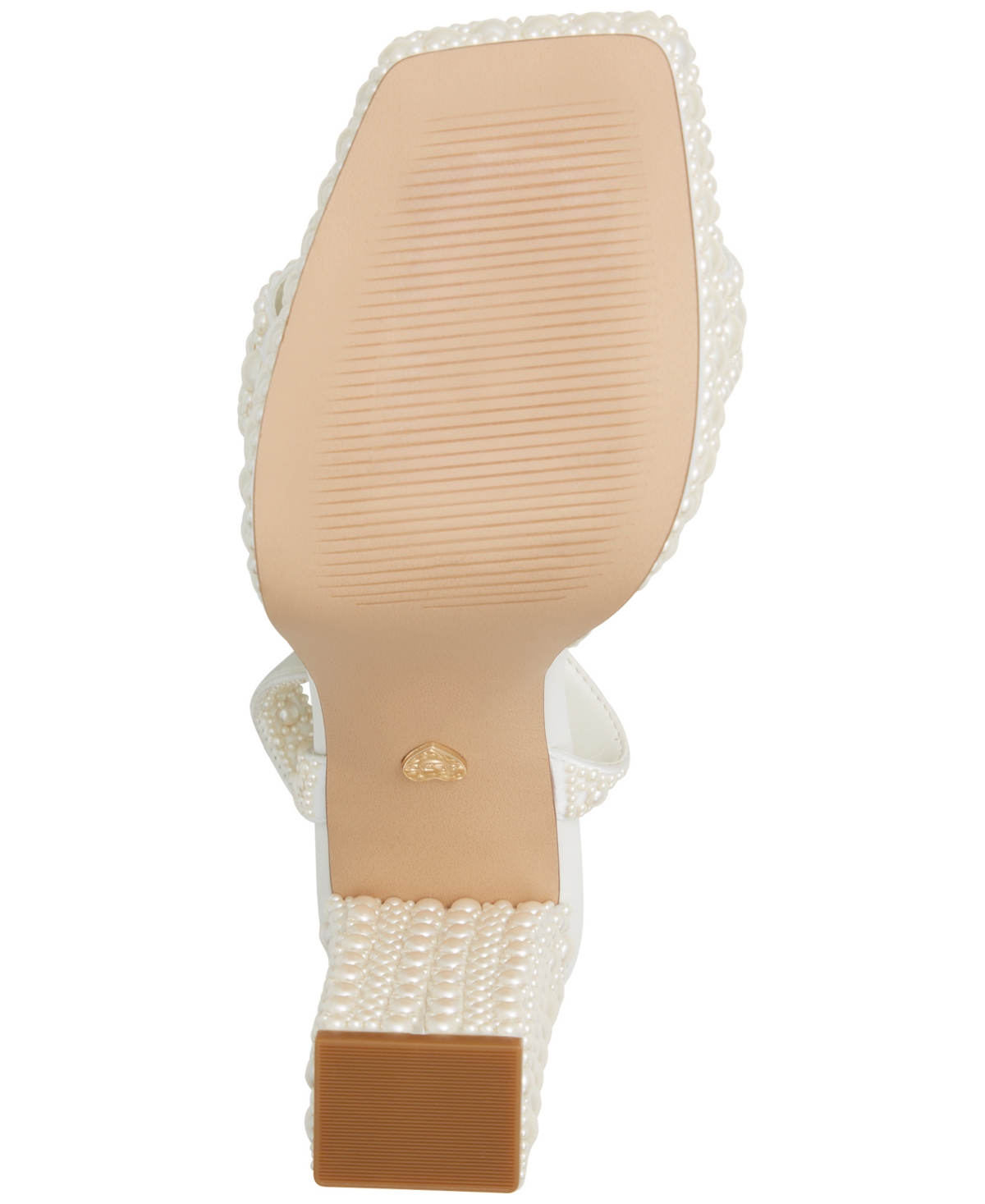 Shop Aldo Women's Lulu Pearl Two-piece Platform Dress Sandals In White Mixed