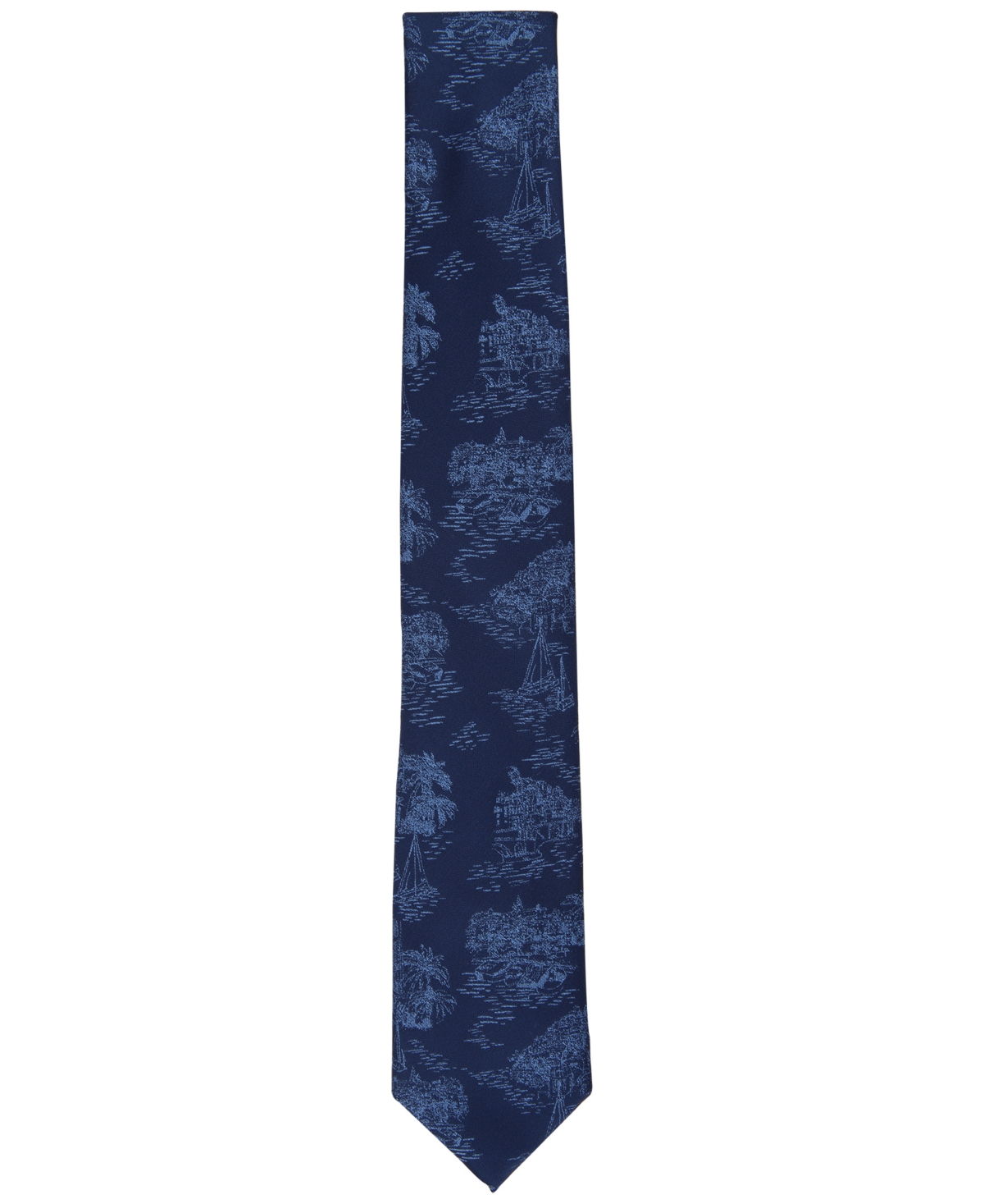 Shop Bar Iii Men's Ashville Botanical Tie, Created For Macy's In Blue