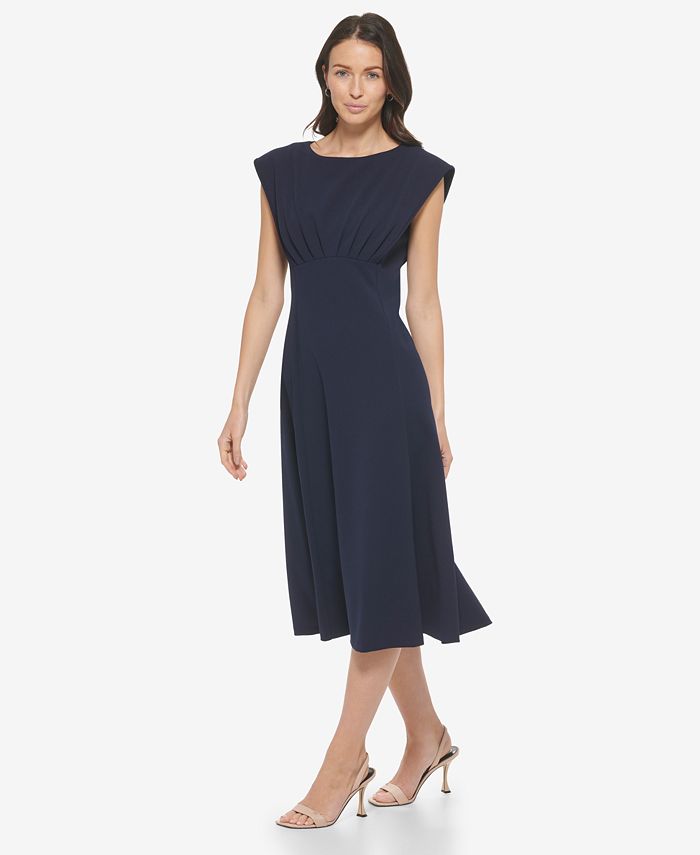 Calvin klein 2025 cap sleeve dress