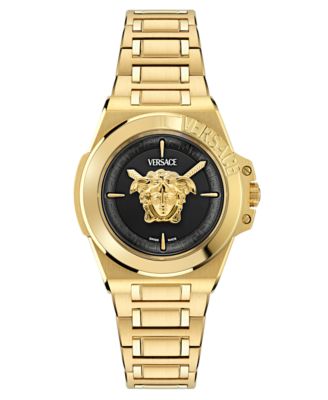 Versace - Women's Swiss Gold Ion Plated Stainless Steel Bracelet Watch 37mm