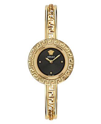 Versace - Women's Swiss Gold Ion Plated Stainless Steel Bangle Bracelet Watch 28mm