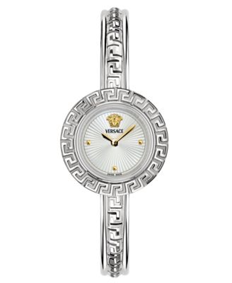 Versace - Women's Swiss Stainless Steel Bangle Bracelet Watch 28mm Set