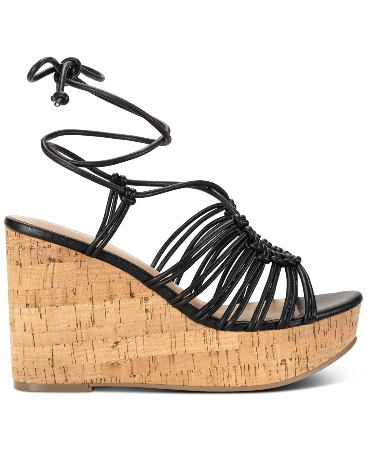Sun + Stone Women's Tillyy Strappy Lace Up Wedge Sandals, Created for Macy's