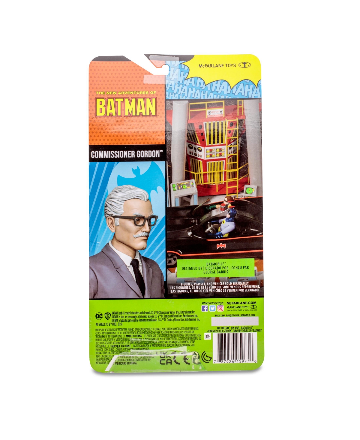 Dc Retro 6IN Wave 9 - Batman 66 - Commissioner Gordon (New Adventures of Batman Variant)