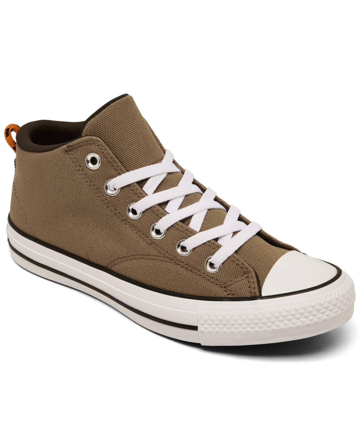 Shop Converse Big Kids Chuck Taylor All Star Malden Street Casual Sneakers From Finish Line In Hot Tea,orange,white