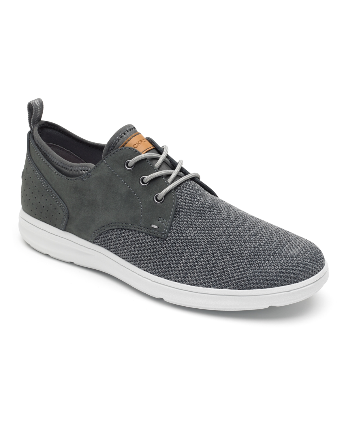 Shop Rockport Men's Zaden Plain Toe Oxford Shoes In Gray