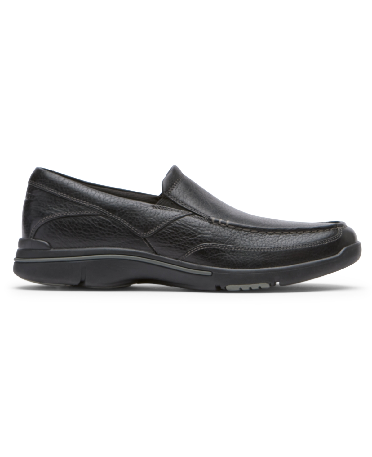 Shop Rockport Men's Eberdon Slip On Shoes In Black