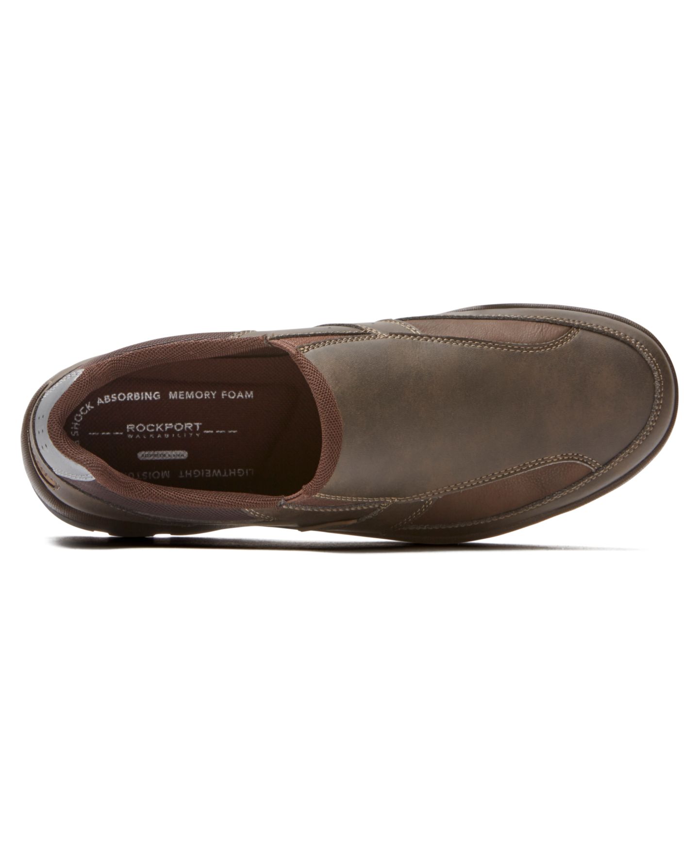 Мужские кроссовки Rockport Get Your Kicks Slip On, цвет: Коричневый — фото 5