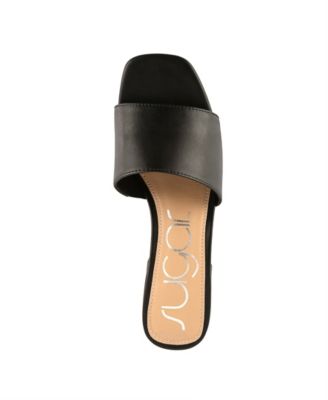 Women's Uniform 3 Slip-On Block Heel Sandals