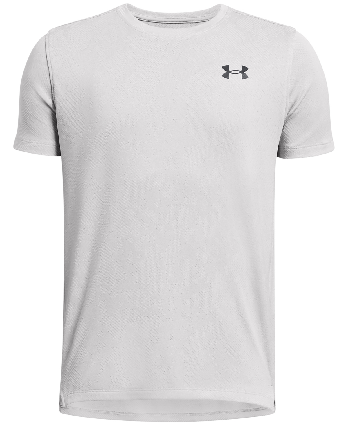 Shop Under Armour Big Boys Tech Vent Geode Short-sleeve T-shirt In Distant Gray,black