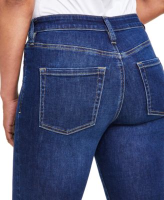 Women's Mid-Rise Stretch Slim-Leg Jeans, Created for Macy's
