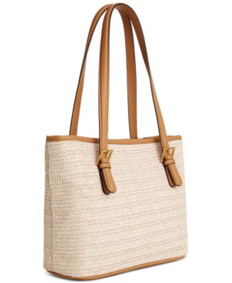 Classic Straw Tote, Exclusively at Macy's