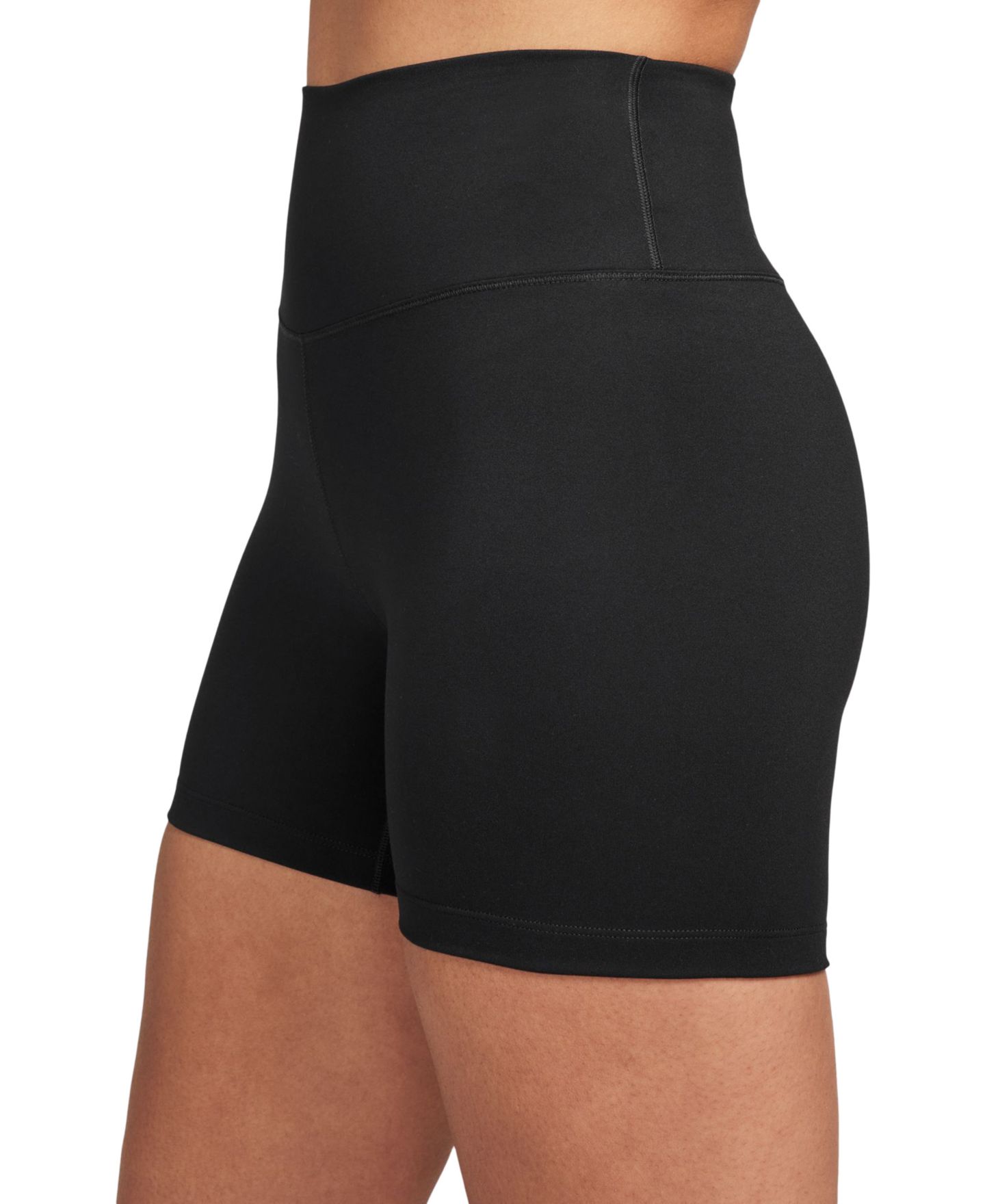 Женские шорты Nike One High-Waisted 5" Biker, цвет: Чёрный — фото 3