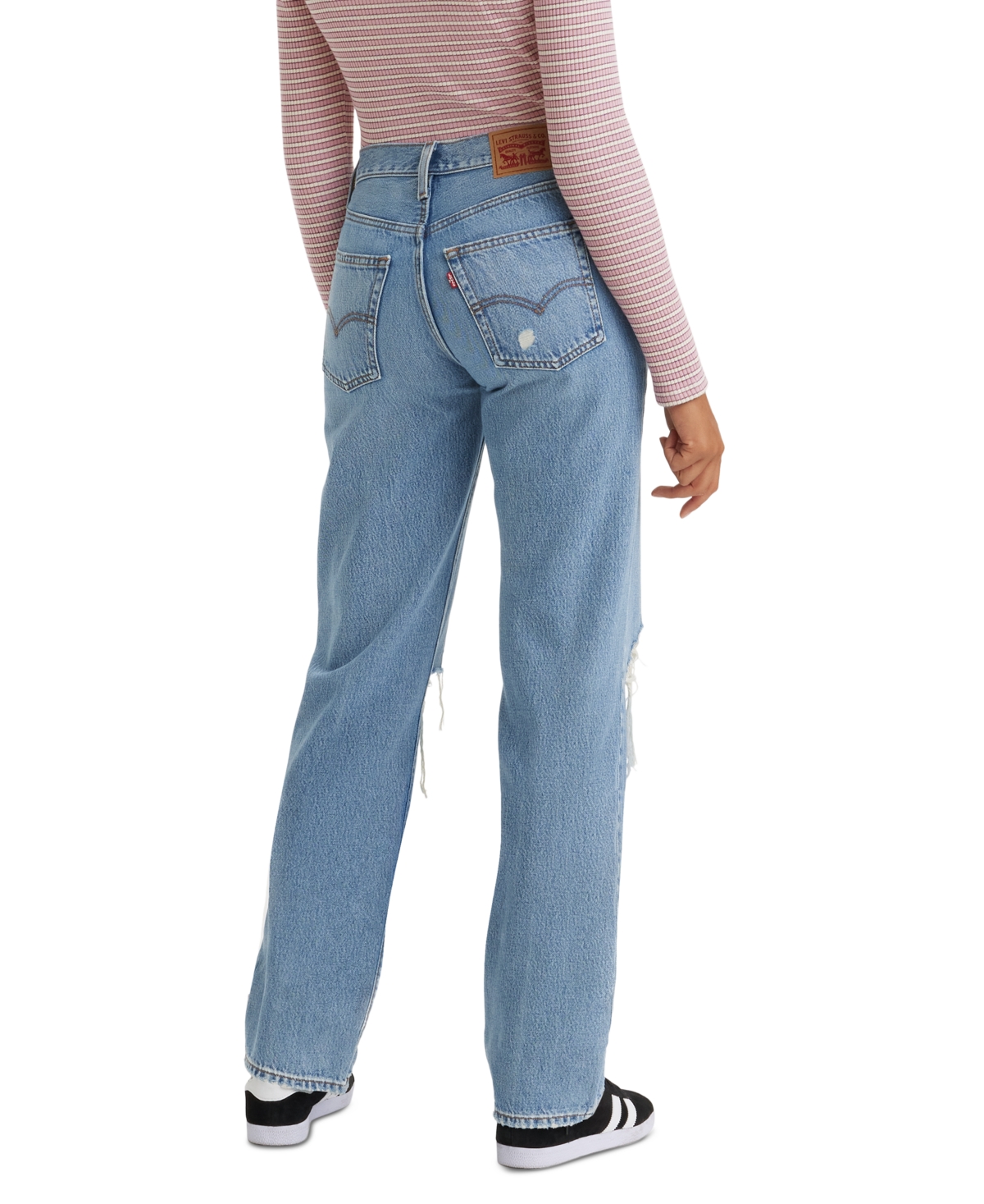 Levi's Women's Mid Rise Cotton 94 Baggy Jeans