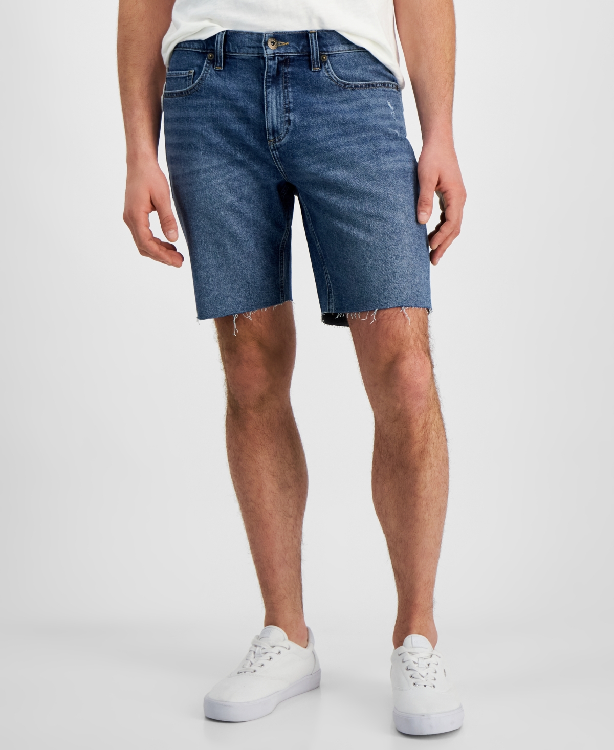 Men's Cali Regular-Fit Cutoff 9" Denim Shorts, Created for Macy's - Cali