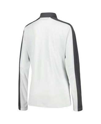 Women's White NHL 2023 Hockey Fights Cancer Remi Quarter-Zip Top