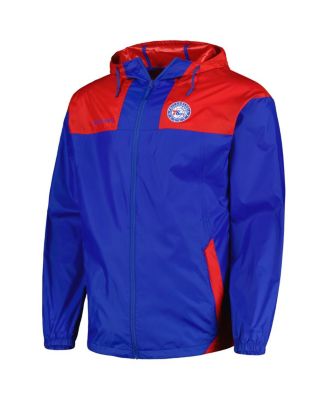Men's Royal Philadelphia 76ers Flash Forward Challenger Full-Zip Hoodie