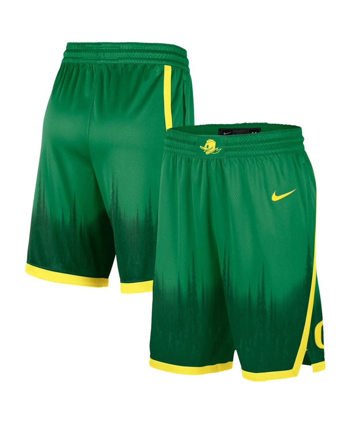 Shop Nike Men's  Green Oregon Ducks Team Limited Basketball Shorts