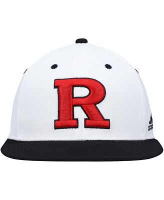 Men's White Rutgers Scarlet Knights On-Field Baseball Fitted Hat