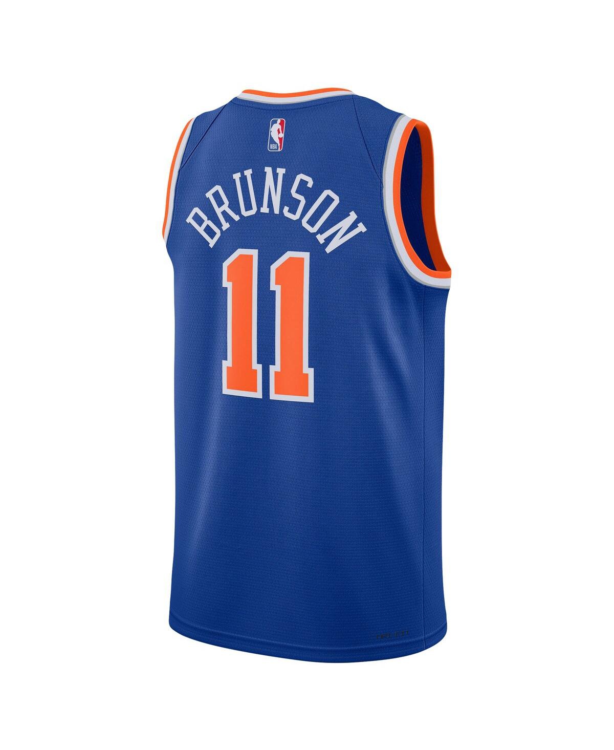 Men's and Women's Nike Jalen BrunsonNew York Knicks Swingman Jersey - Icon Edition - Blue