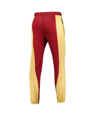 Men's Wine, Gold Cleveland Cavaliers 2023/24 Authentic Showtime Pants