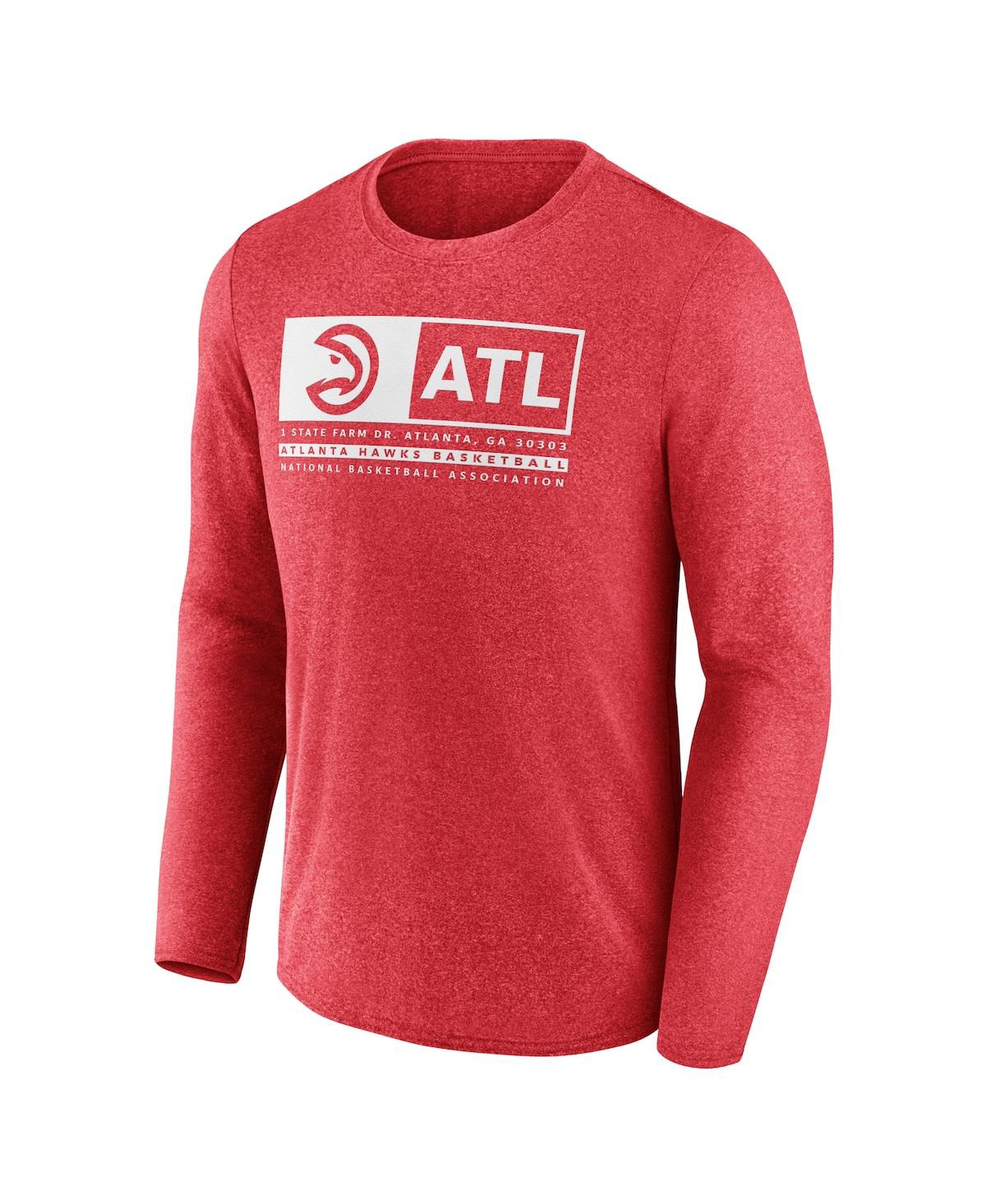 Men's FanaticsAtlanta Hawks Three-Point Play T-shirt - Heather Red
