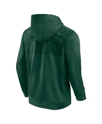 Men's Green Michigan State Spartans Power Index Full-Zip Hoodie