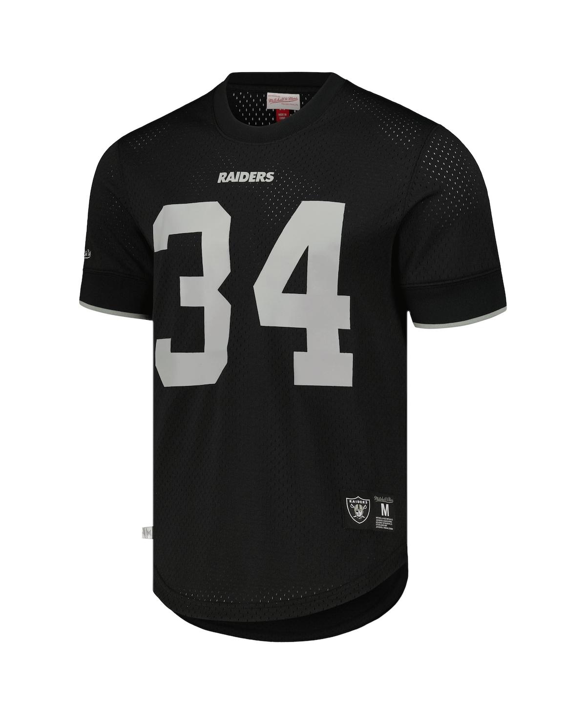 Mitchell & Ness Men's  Bo Jackson Black Los Angeles Raiders Gridiron Classics Retired Player Name And In Black