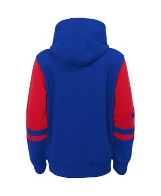 Little Boys and Girls Royal Buffalo Bills Stadium Color Block Full-Zip Hoodie