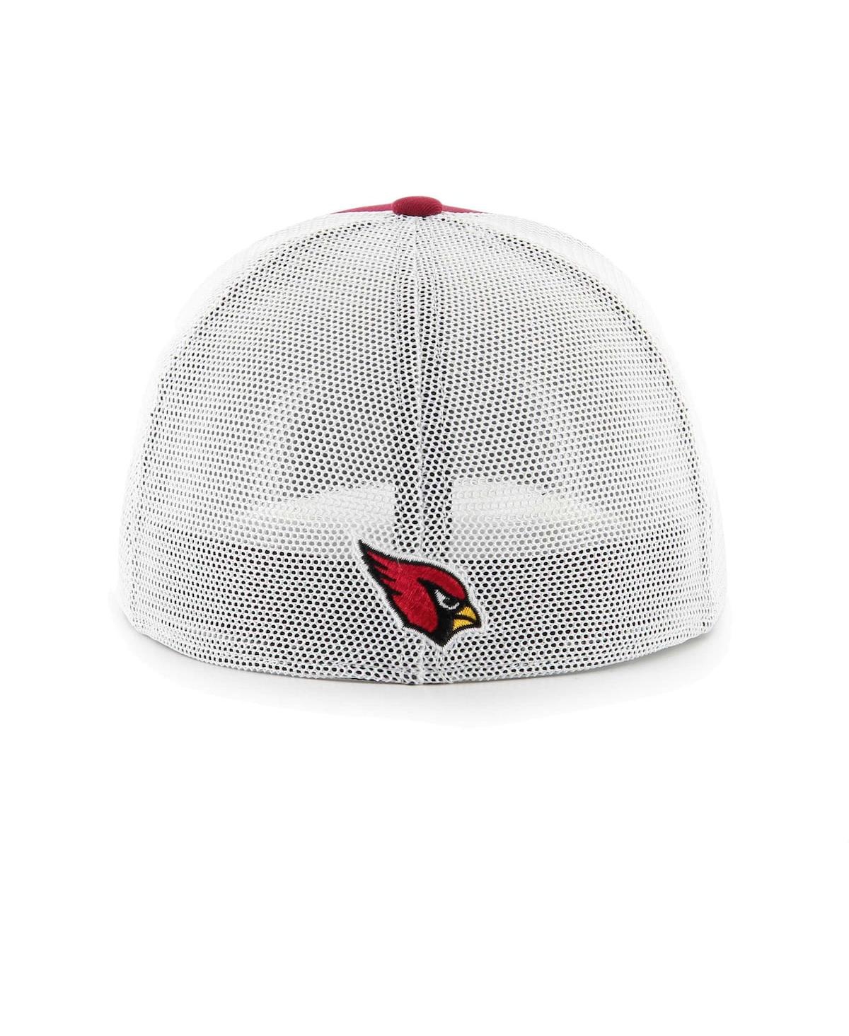 Men's '47 BrandArizona Cardinals Leather Head Flex Hat - Cardinal