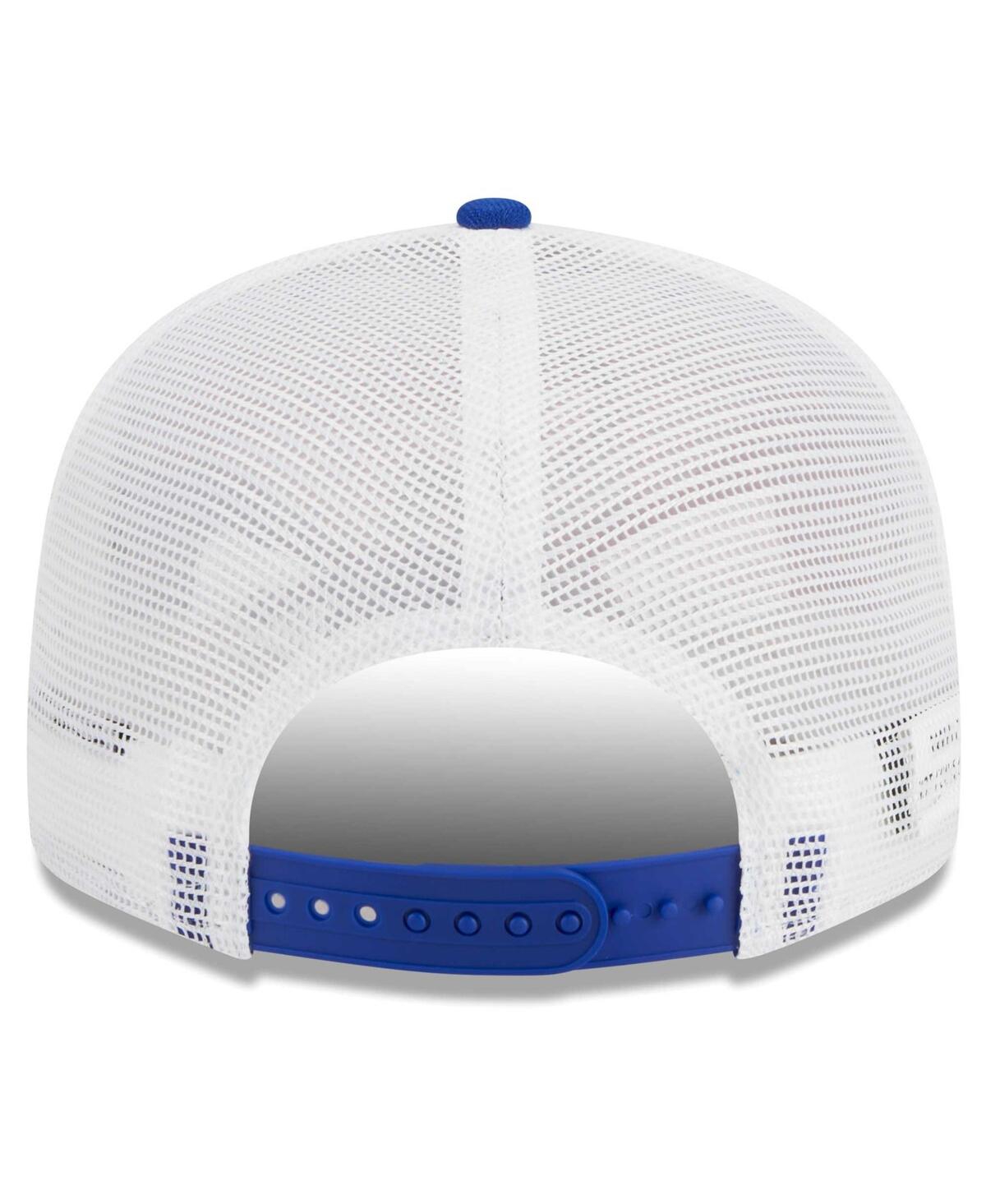 Men's New Era White Philadelphia 76ers Tear Trucker 9FIFTY Adjustable Hat - White