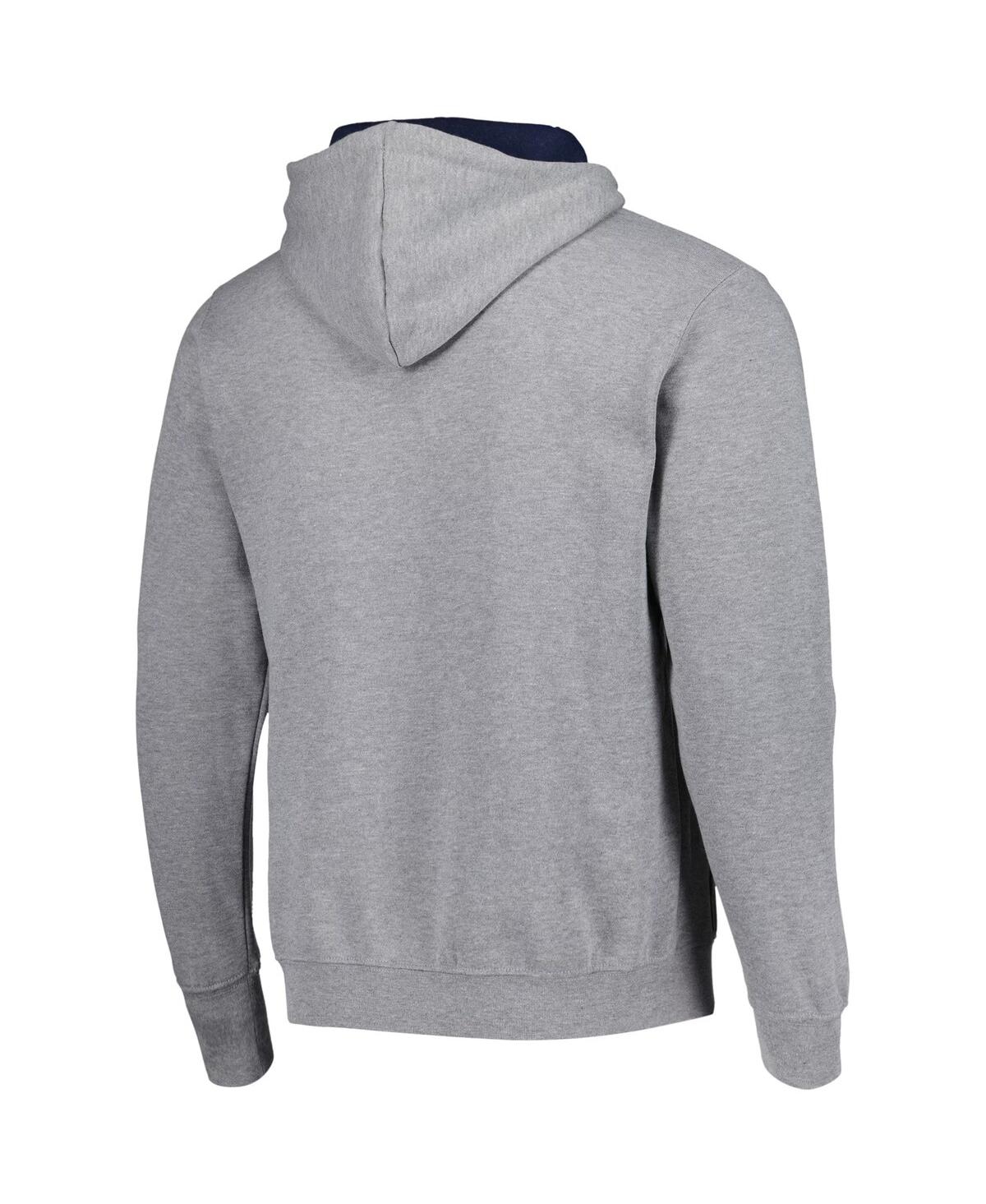 Colosseum Men's  Gonzaga Bulldogs Arch And Logo Pullover Hoodie In Navy