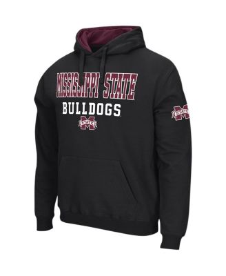Men's Black Mississippi State Bulldogs Sunrise Pullover Hoodie