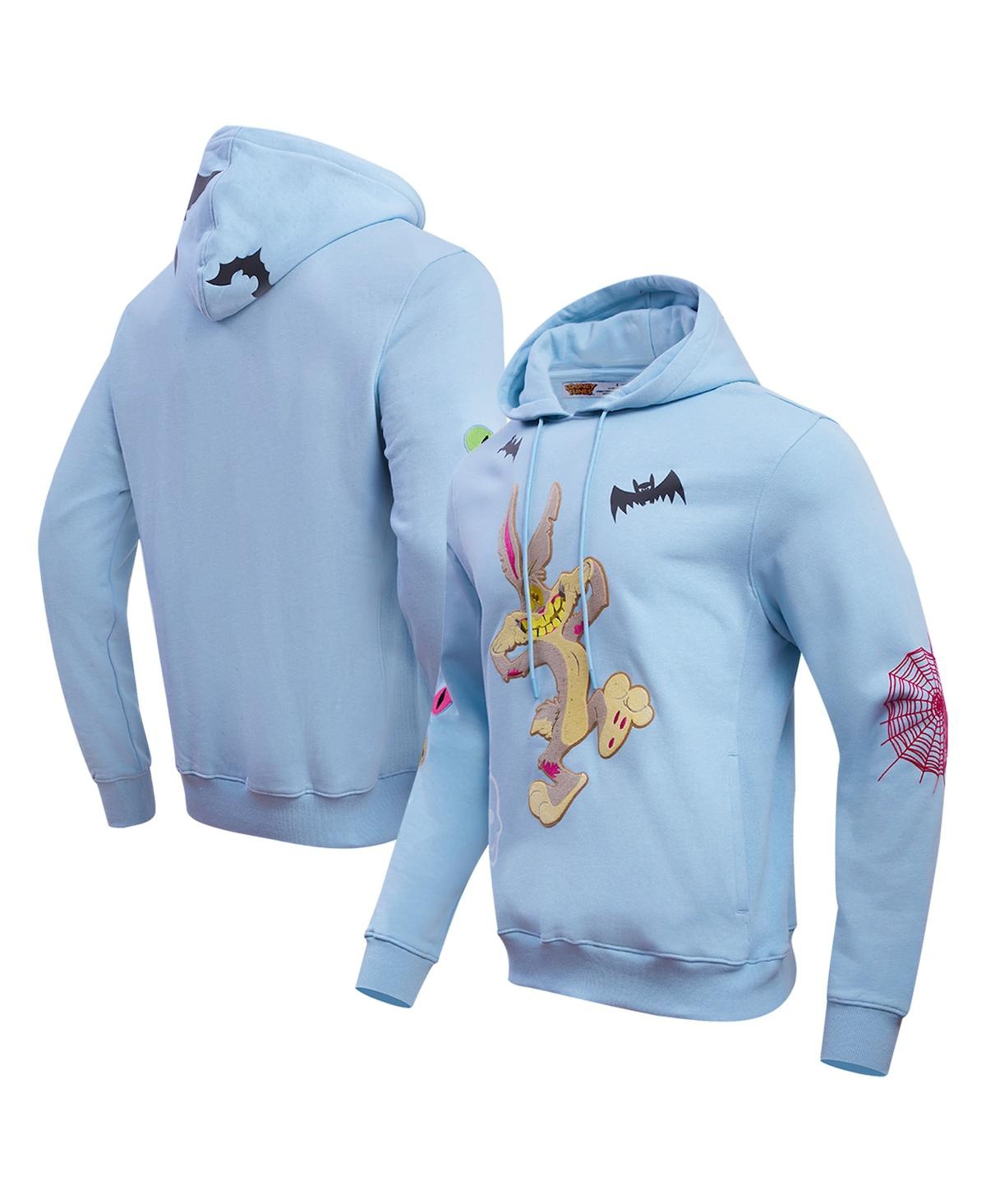 Shop Freeze Max Men's And Women's  Light Blue Looney Tunes Bugs Boogey Horror Pullover Hoodie
