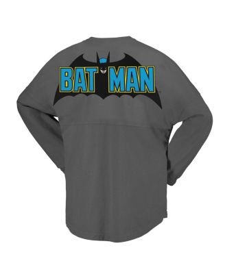 Men's and Women's Gray Batman Original Long Sleeve T-shirt