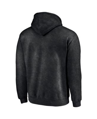 Men's Black Pink Floyd Dark Side Of The Moon Washed Pullover Hoodie