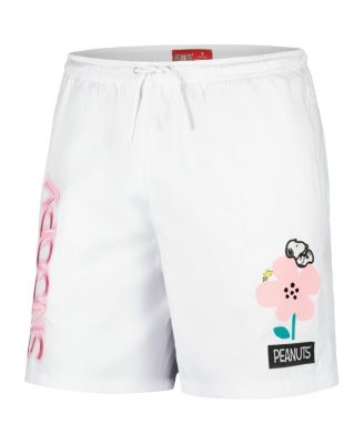 Men's White Peanuts Shorts