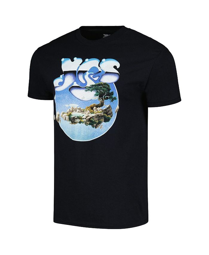 Manhead Merch Men's Black Yes Floating Island Graphic T-shirt - Macy's