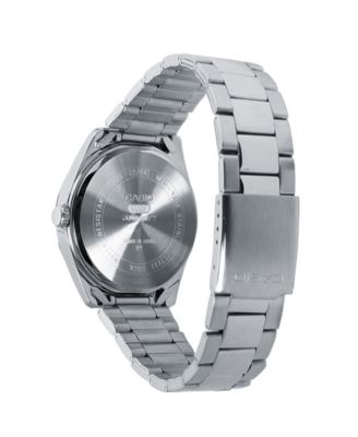 Casio Men's Analog Silver-Tone Stainless Steel Watch, 38.5mm, MTP1302D-2AVT