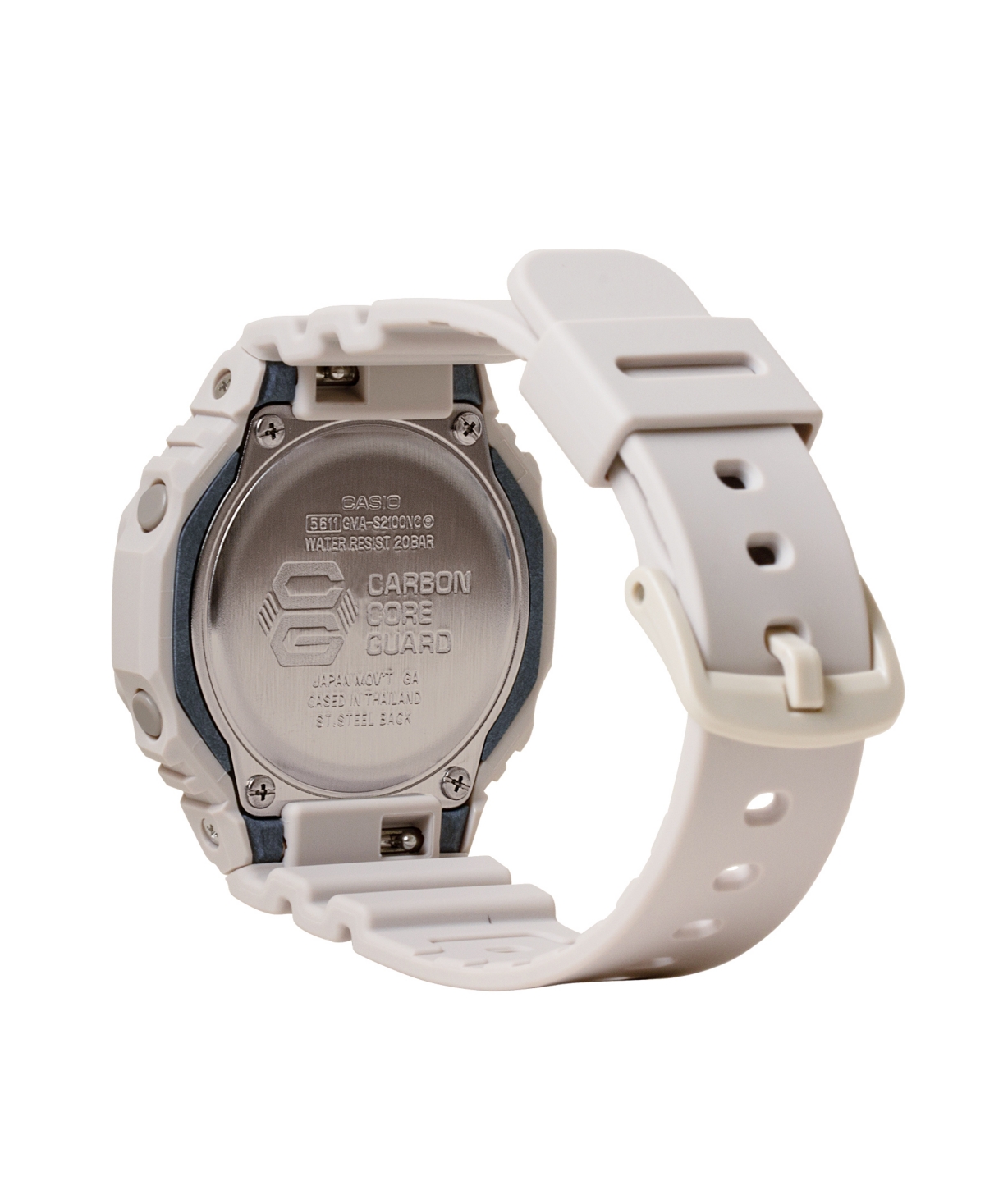 Shop G-shock Women's Analog Digital Taupe Resin Watch, 42.9mm, Gmas2100nc4a