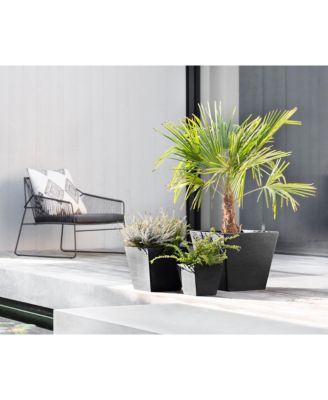 12in Rotterdam Indoor and Outdoor Square Planter