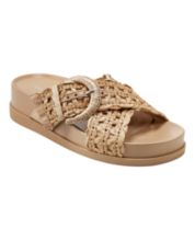 Marc Fisher Tan Beige Wedges for Women Wedge Sandals Boots