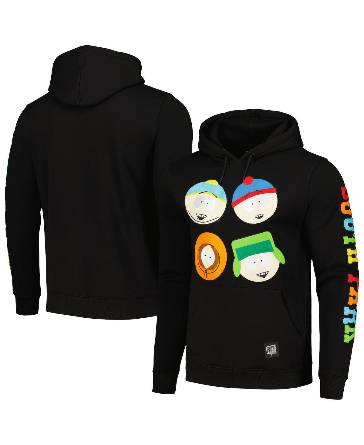 Shop Freeze Max Men's And Women's  Black South Park Characters Pullover Hoodie