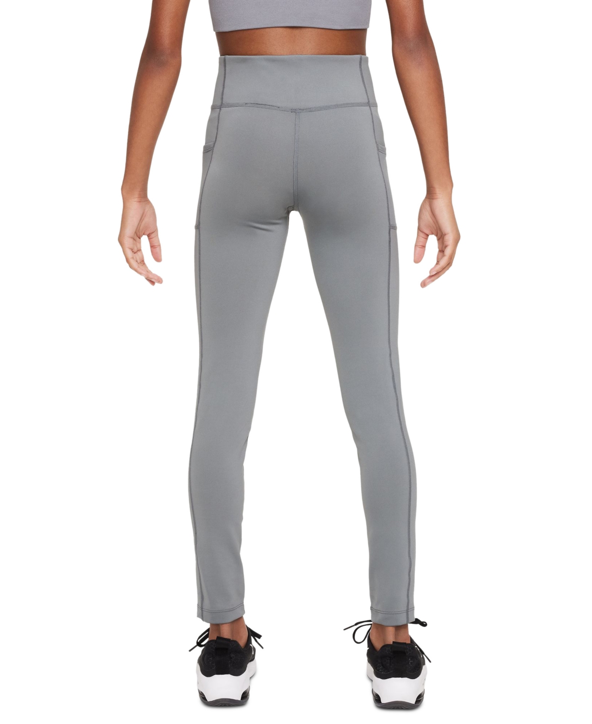 Nike Girls' Dri-fit One Pocket Leggings -whi