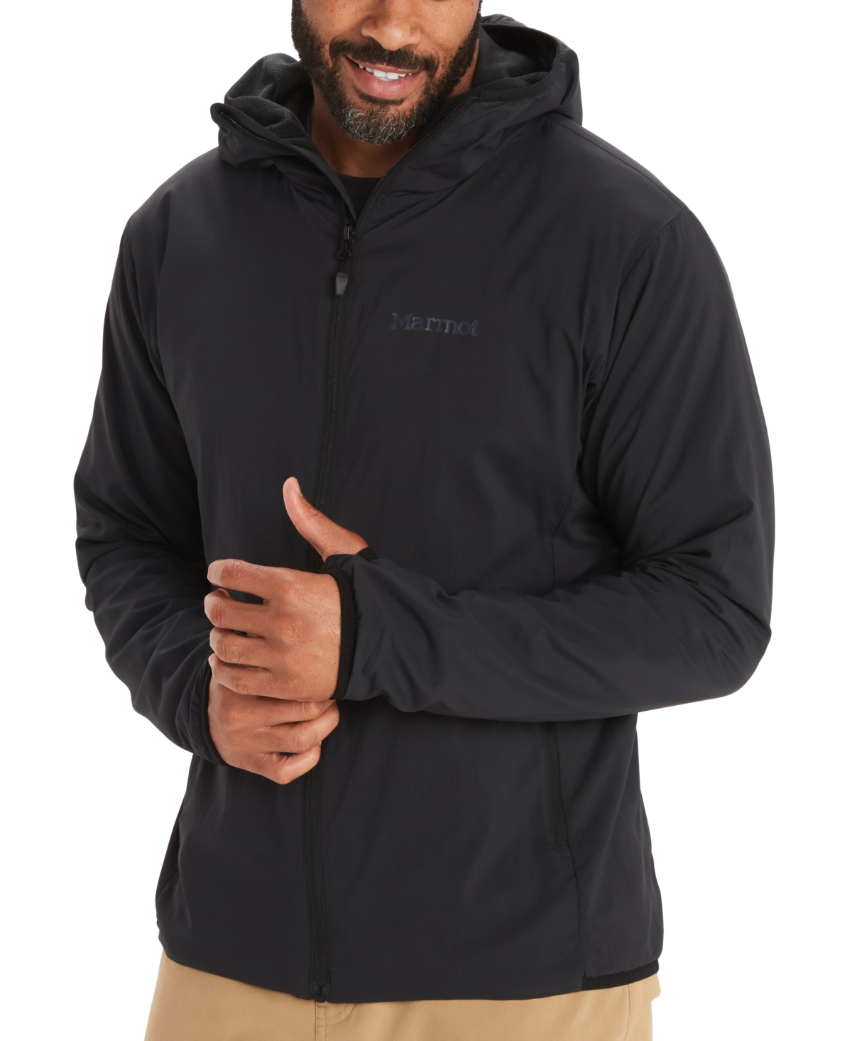 Marmot Men's Altitude Breathable Hooded Jacket In Black
