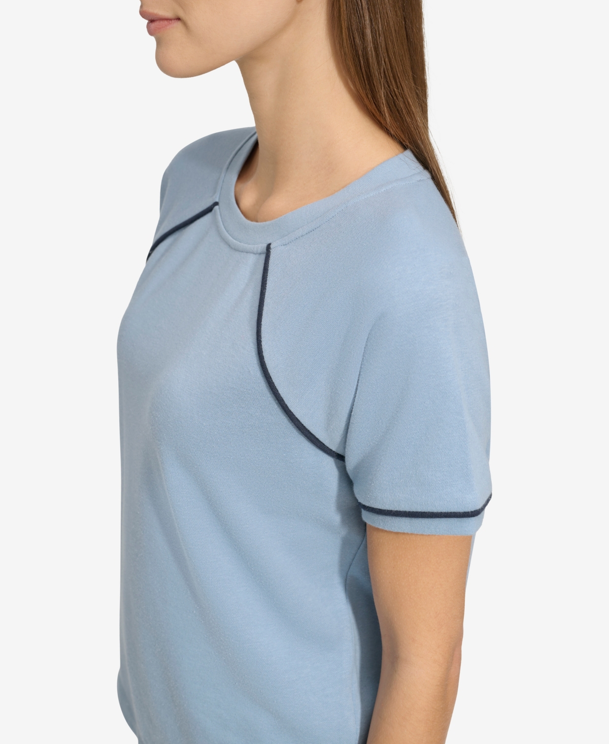 Andrew Marc Sport Women's Short-Sleeve French Terry Top