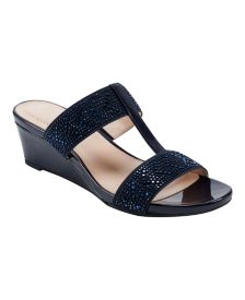 Bandolino black best sale wedges