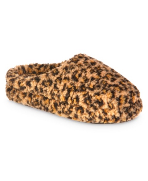 Женские Isotoner Signature Women's Memory Foam Berber Fiona Comfort Hoodback Slippers
