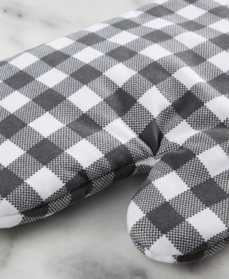 Gingham Oven Mitt 2-Pack Set, 7" x 13"
